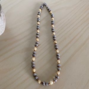 Necklace with Metal Beads